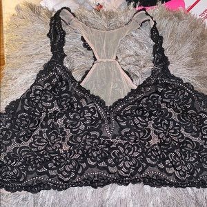 Black/Tan Bralette